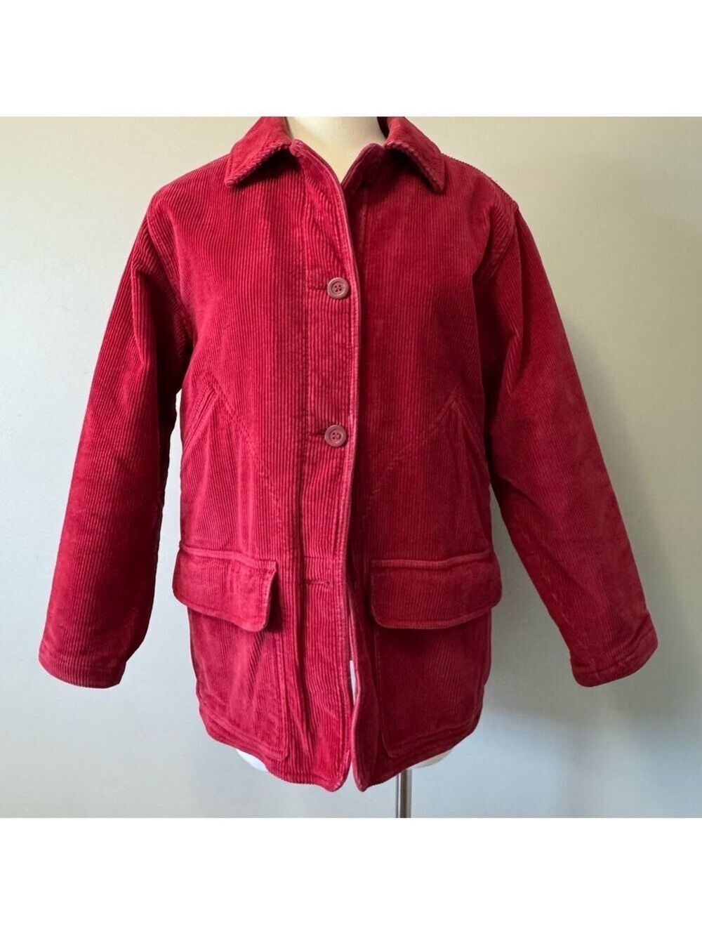 vintage R&R Red Corduroy Jacket oversized